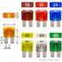 Micro2 APT ATR 50 Piece Automotive Car Fuse Assortment Glove Box Set (49 Micro 2 Blade Fuses + Fuse Puller) 5A 7.5A 10A 15A 20A 25A 30A...