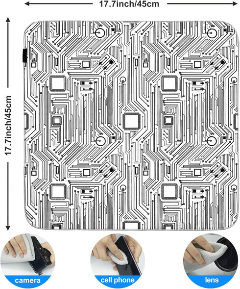 17.7 in Camera Wrap with Pouch,Lens Protective Wrap,Anti-scratch Anti-dust, Flexible Wrapper Camera Travel Accessories for DSLR Mirrorless Camera ...