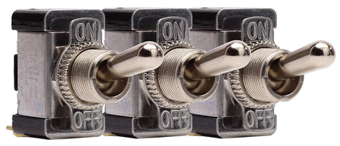 Fastronix SPST 20 Amp AC/DC Heavy Duty Toggle Switch 3 Pack...