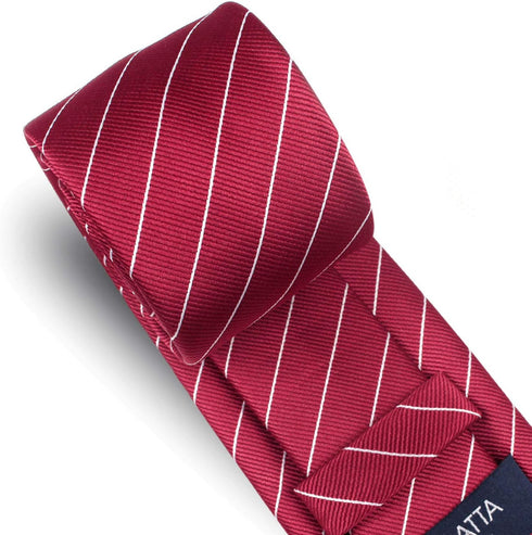 Men's Stripe Ties, Polka Dot Tie, 2.95" Classic Business Casual Necktie, Anti-wrinkle and Durable...
