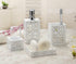 Creative Scents Mirror Janette White Hand Soap Dispenser for Bathroom - Mirrored Bathroom soap Dispenser for Countertop - Decorative Lotion Dispen...