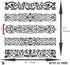 Stencils for Walls: Celtic Clip Stencil, 6 x 6.5 inch (S) - Irish Celts Viking Barrette Hairclip Knotwork Design Woven Ethnic Braided Protection K...
