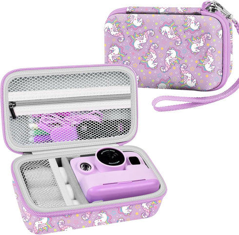 Leayjeen Kids Camera Case Compatible with Dylanto/GKTZ/HiMont/CAMCLID/ESOXOFFORE Kids Instant Print Camera, Kids Instant Camera for 1080P Printed ...
