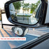 TOMALL 2 in 1 Car Blind Spot Mirror 360 Rotation Adjustable HD Glass Wide Angle Convex Rear View Mirror Blind Spot for Front/Rear wheels Observati...
