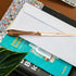 Uncommon Desks Rose Gold Letter Opener Knife - Smooth Metal Plated Envelope Opener - Ergonomic Rounded Handle for Comfort - Home and Office Mail S...