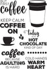 Echo Park Paper Company First Coffee 4X6 Stamp...