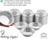 (60 Pack) Pie Tins 5 inch, Disposable Mini Pies Tin, Tart Aluminum, Individual Serving Pans for Baking Mini Chicken Potpie, Small Homemade Cakes &...