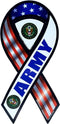 United States Army 2 in 1 Ribbon Magnet, Made in USA...