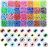 28 Styles Evil Eye Beads Bracelets Kit, Shynek Evil Eye Beads for Bracelets, Evil Eye Charms for Jewelry Making(8mm)...