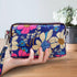 CONISY Large Capacity Wristlet Wallets for Women, Printed Nylon Crossbody Clutch Purse, 3 Zipper Cell Phone Wallet for Ladies...