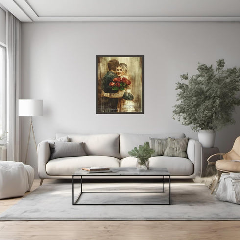 Posterizer 1 pcs-Valentine’s Day-themed digital photo album cute poster -2-Romantic Art-Holiday Poster Collection-Gift for Couples boyfriend girlf...