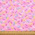 David Angie Candy Printed Double Brushed Polyester Fabric Soft Smooth 4 Way Stretch Knit Fabric by The Yard for Dress Sewing (Pink)...