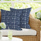 Outdoor Waterproof Pillow Covers ONLY, Square Decorative Double Printed Pillow Cases for Patio Couch Porch Chairs Pack of 2 (18 x 18 Inch,Tie-dye ...