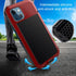 Marrkey for iPhone 13 Case, 360 Full Body Protective Cover Heavy Duty Shockproof Tough Armour Aluminum Alloy Metal Case with Silicone Built-in Scr...