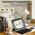 Bluetooth Wireless Keyboard and Mouse Combo,Ultra-Slim Ergonomic Small Rechargeable Bluetooth Keyboard Mouse Set for Apple iPad iPhone Samsung Tab...