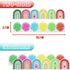 Bulletin Board Borders,138 Feet Double Sided Scalloped Borders Trim for Bulletin Board,Bulletin Board Decorations for Classroom School Offices Wal...