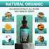 Clean Nutraceuticals Sea Moss Liquid Drops Supplement with Black Seed Oil Ashwagandha Burdock Root & Bladderwrack - Multimineral Organic Non-GMO V...