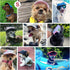 Pawaboo Dog Baseball Cap, Adjustable Dog Outdoor Sport Sun Protection Baseball Hat Cap Visor Sunbonnet Outfit with Ear Holes for Puppy Small Dogs,...