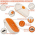 3 in 1 Steam Cat Hair Brush: Spray, Massage and Bath Cleaning for Dogs and Cats, Soft Silicone Brush for Hair Removal, Self-Cleaning Feature for E...
