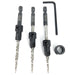 Countersink Drill Bit Set for Wood with Tapered Drill Bit 3 Pc #10 (3/16")...