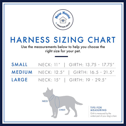 Now House for Pets by Jonathan Adler Terrazzo Reversible Harness, Medium | Stylish, Fashionable, and Functional Way to Keep Your Dog Looking Great...
