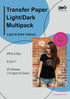 PPD Inkjet Heat Transfer Paper for T-Shirts 20 Sheet Pack Mixed Light & Dark Letter 8.5X11" - (PPD-5-MIX-20)...