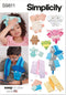 Simplicity Children's Warm or Cool Packs and Covers Sewing Pattern Kit, Design Code S9811, One Size, Multicolor...