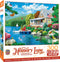 Masterpieces 300 Piece EZ Grip Jigsaw Puzzle - Lakeside Memories - 18"x24"...