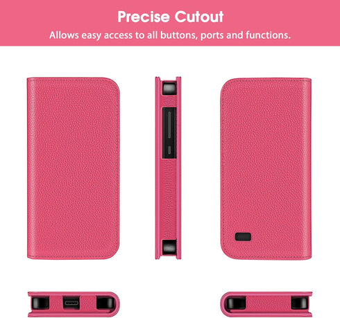 PU Leather Protective Case for Omnipod 5, Lightweight Protective Diabetic Storage Carrying Case for Omnipod 5 Device (Magenta)...