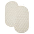 TL Care 2 Pack Waterproof Quilted Playard Changing Table Protector Pads Made with Organic Cotton Top Layer, 23" x 12"...
