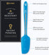 DI ORO Mini Spatula - Small Spatulas Silicone Heat-Resistant up to 600°F - Silicone Kitchen Scraper for Baking & Cooking BPA Free - Mixing Spatula...