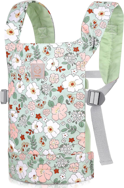 GAGAKU Doll Carrier for Kids Toy Baby Doll Carrier Reborn Dolls Carrier Toy Baby Sling with Adjustable Straps for American Girl Doll Bitty Baby Do...