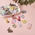 Pandahall 210pcs Wooden Easter Buttons 2 Hole Eggs Bunny Girls Bear Painting Buttons Decorative Sewing Buttons for Party Decorations Sewing Scrapb...