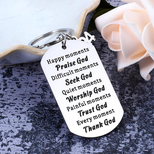 AMBREGRISSUN Christian White Elephant Gifts, christian gifts for women men faith, 2024 Christmas Christian Gifts Confirmation Baptism Gifts for So...