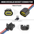 RED WOLF 9008 H13 Headlights Wiring Harness Socket Male & Female Adapter Connector for H13LL Lamps Bulbs Replace Headlamp Fog Light for Truck Pick...