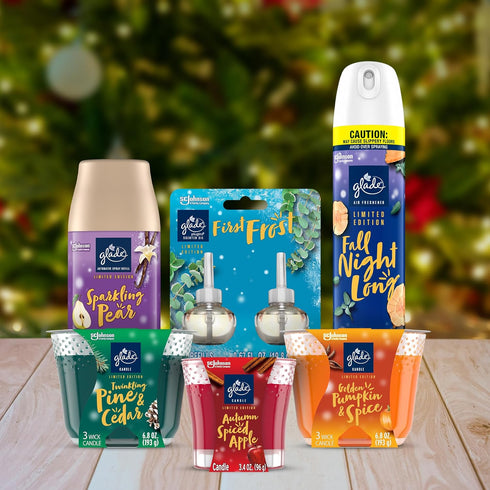 Glade PlugIns Refills Air Freshener, Scented and Essential Oils for Home and Bathroom, Golden Pumpkin & Spice, Limited Edition Scent, 4.69 Fl Oz, ...