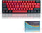 PBT Keycaps, Black and Red Keycaps OEM keycaps 61 Keycaps Set for Cherry MX Switches /GH60/ RK61/ ALT61/ Annie Mechanical Keyboards with Key Pulle...
