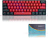 PBT Keycaps, Black and Red Keycaps OEM keycaps 61 Keycaps Set for Cherry MX Switches /GH60/ RK61/ ALT61/ Annie Mechanical Keyboards with Key Pulle...