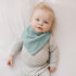 Konssy 8-Pack Muslin Baby Bibs, Absorbent Bandana Drool, 100% Cotton Unisex Baby Bibs for Teething and Drooling...