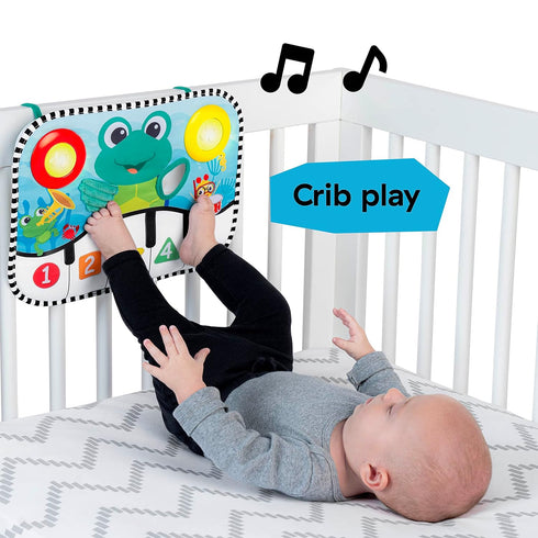 Baby Einstein Ocean Explorers Neptune's Kick & Explore Musical Kick Pad & Crib Toy, for Ages 0 Months and up...