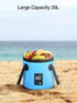 Luxtude Collapsible Bucket with Handle, 5 Gallon(20L), Portable & Ultra Lightweight Outdoor Basin Bucket, Folding Bucket for Fishing, Camping, Hik...