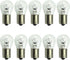 Diximus Pack of 10 Bulbs 1141 S8 Low Voltage Landscape Light Bulbs 12V 18W BA15s Bayonet 18W Lamp...