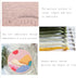 embroidery kit, pink embroidery cloth, pattern of mountains, embroidery starter kit, also includes hoop, needle, thread and instructions (pink)......