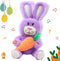 Hopearl Talking Singing Bunny Repeats What You Say Rabbit Musical Shaking Head Electric Interactive Animated Toy Speaking Plush Buddy Gifts for To...
