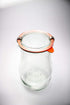 Weck Tulip Jars 2.5 Liter - Glass Jars for Sourdough Starter, Canning, and Storage with Wide Mouth and Glass Lid (1 Jar)...