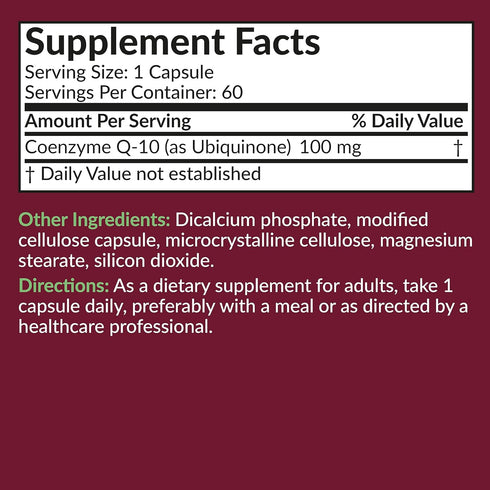 Futurebiotics CoQ10 100 MG Cellular Energy Production, 60 Vegetarian Capsules...