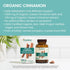Himalaya Organic Cinnamon, for Glycemic Support, 1100 mg Daily, 60 Tablets, from Cassia Cinnamon Bark and Ceylon Cinnamon Extract, Non-GMO Project...