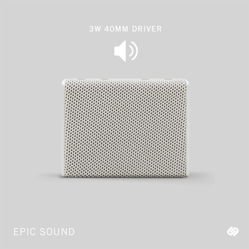 Urbanista Wireless Pocket-Sized Speaker Bluetooth 5.0, 5-Hour Play Time, Splash-Proof – Sydney, White...