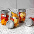 120-Count, Wide Mouth Canning lids for Ball, Kerr Jars,Split-Type Jar Lids Leak Proof Food Grade Material,100% Fit & Airtight for Wide Mouth Jars...