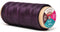 Mandala Crafts Purple Round Waxed Thread for Leather Sewing - 219 Yds 200M 0.45mm Polyester Leather Thread String Waxed Cord for Leatherwork, Bead...